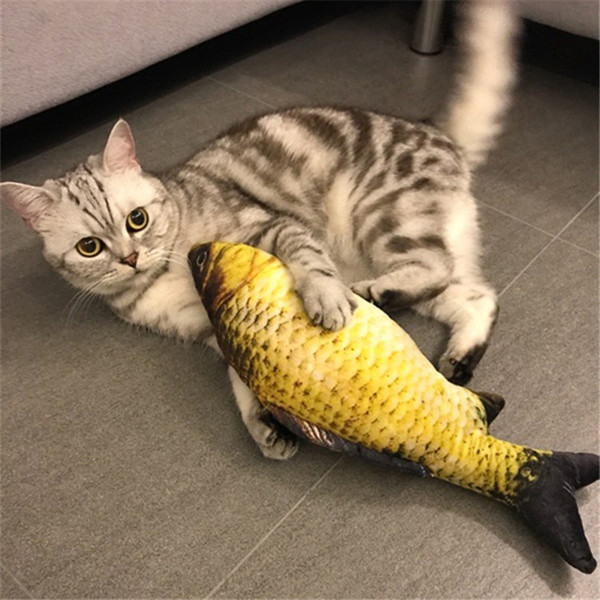 3PC Cat Favor Fish Toy Cat Mint Fish Stuffed Fish Shape Sisal Hemp Cat Scratch Board Scratching Post for Pet Products Supplies