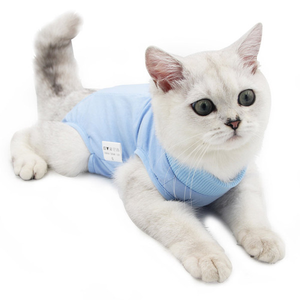 Cat Sterilization Suit Ablactation Suit Lick Prevention Scratch Prevention Protective Clothes Coat Modal Fabric Healthy Safe Adult Cat Use