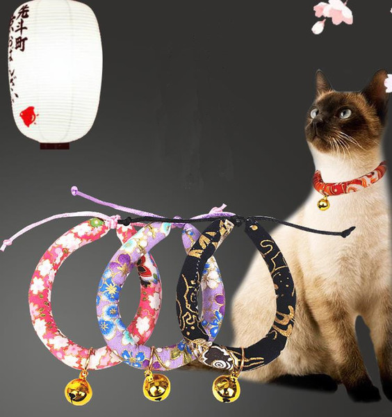 Pet Supplies Necklace cat bell collar and wind handmade jewelry dog collar collar cat dog pet accessories J13