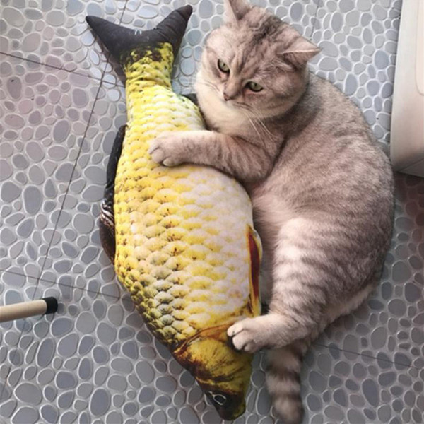 Pet Supplies cat Favor Fish Toy Cat Mint Stuffed Fish Shape Sisal Hemp Scratch Board Scratching Post for Cat Products