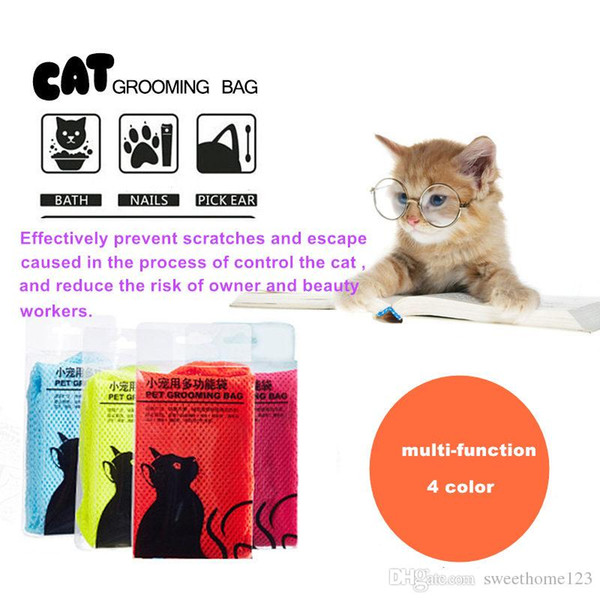 Multifunctional cat grooming bag cat bath bags Application by nails, bath, pick ear, take an injection and feeding medicine