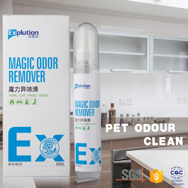 Safe/Green/Efficiency natural deodorizer spray Portable bottle for pet dog odors urine 100ml with ISO9001