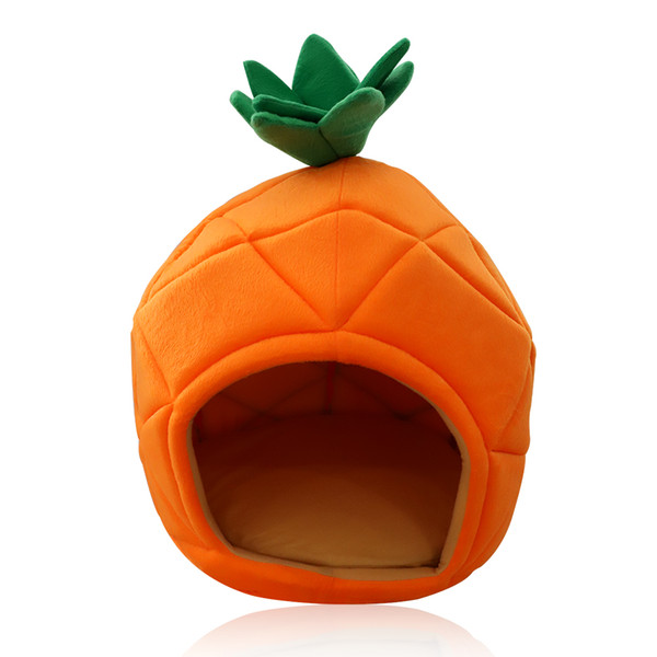 Cute Pineapple Kennel Cat Bed Pet Nest Pet Room Dog Kennel High-end Cat Litter Cat House to Keep Warm&Soft to your baby suprise