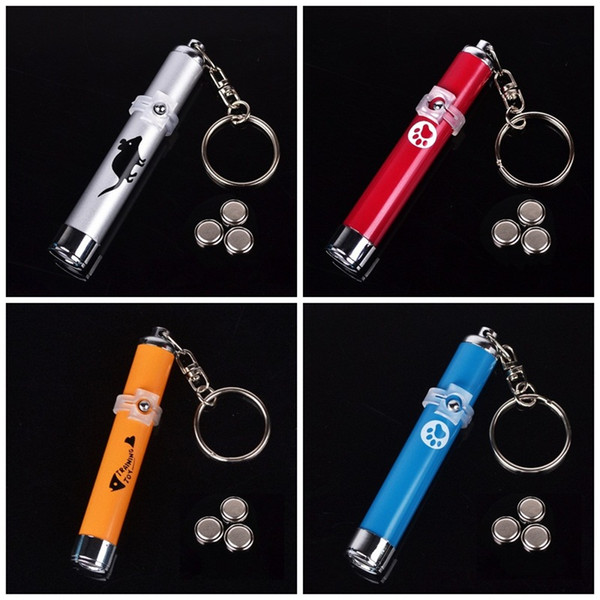 Cartoon Animal Laser Pointer LED Infrared Pen Funny Cat Pens Long Lasting Brightness Aluminum Tube Orange Pink 6 5jm C1