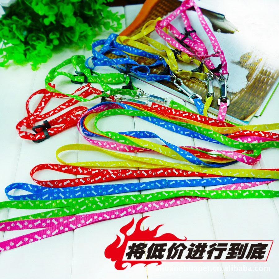 New Nylon Pet dog cat Leash Lead Collar puppy Harness Rope