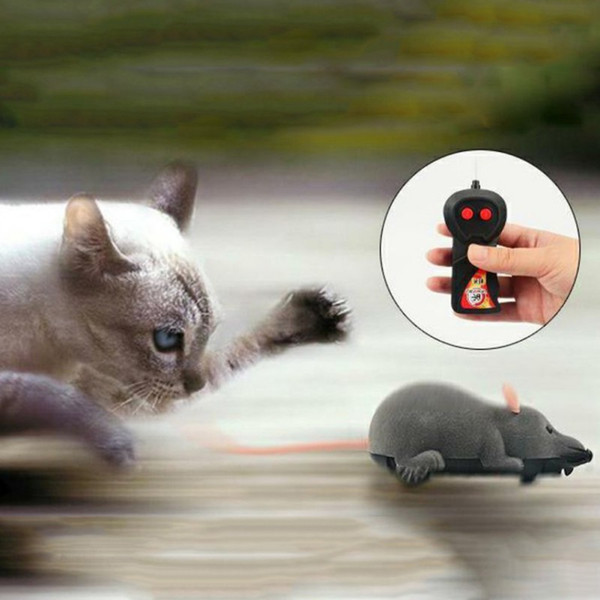Cat Toy Wireless Remote Control Mouse Electronic RC Mice Toy Pets Cat Toy Mouse For kids toys Mischief Electronic Mouse Factory Price