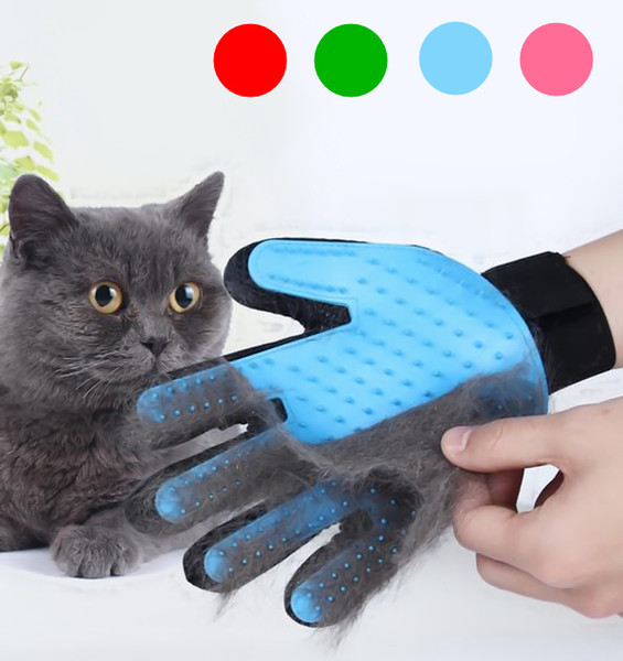 Silicone Pets Brush Glove Deshedding Gentle Efficient Pet Grooming Glove Dog Bath Pet cleaning Supplies Pet Gloves Accessories DHL shipping