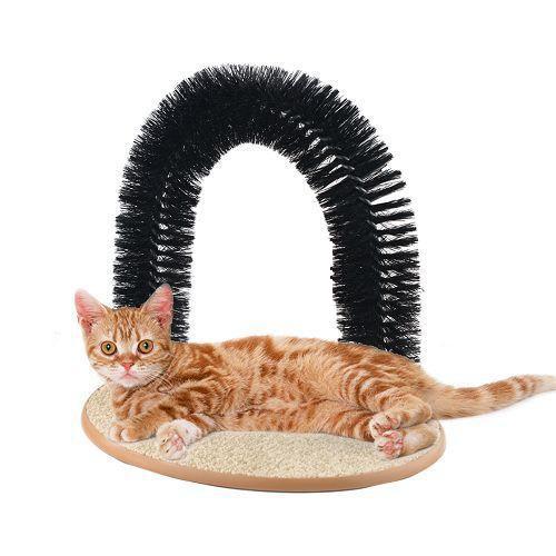 Fashion Pet Supplies Plastic Bristles Perfect Cat Groomer and Pet Massage Brush Tool Cat Scratcher Toy