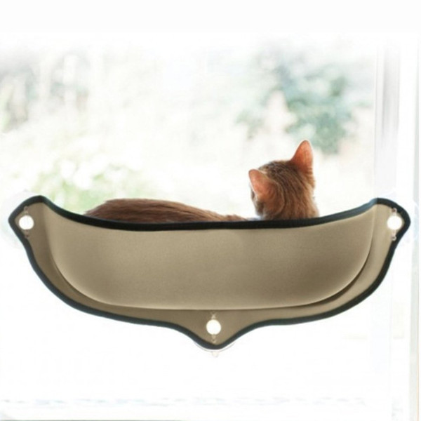 Cat Hammock Cat Perch Window Seat Suction Cups Space Saving Pet Resting Seat Soft Swing Bed Sunbath for Cats With Cushion
