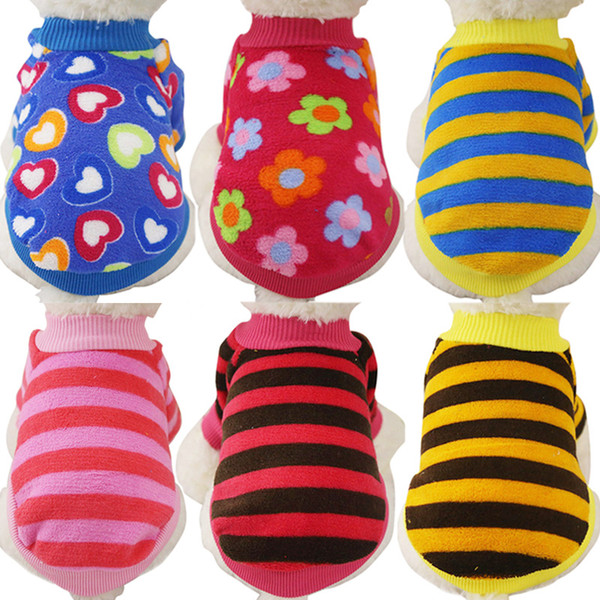 Soft Fleece Cat Coat Pet Clothes Small Clothing for Cat Jacket Pajamas Outfit Pug Dog Apparel Warm Costume for Cats 7A35Q