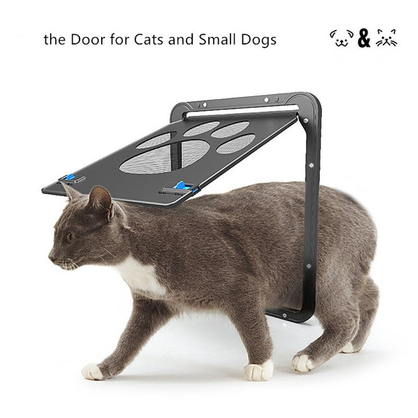 2018 Summer Pet Supplies Paw Shape Print Anti-bite Small Doggie Dogs Cat Door for Window Screen Wholesale Free Shipping