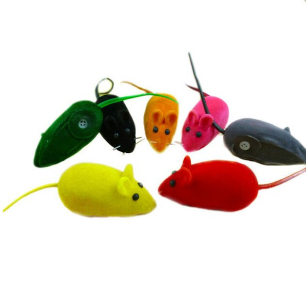 New Fun Sound Chew Toy False Mouse Rat Pet Cat Kitten Dog Puppy Playing Squeaky