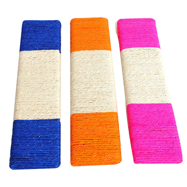 Cat Scratch Board Sisal Fiber Mint Scratching Plate Cat Toy Natural Woodiness Cats Toys