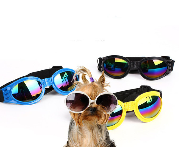 Not Fall Foldable Dog Glasses Pet Sunglasses UV Protection Eyewear Mini Fashion Pet accessories Props Drop Ship 360006