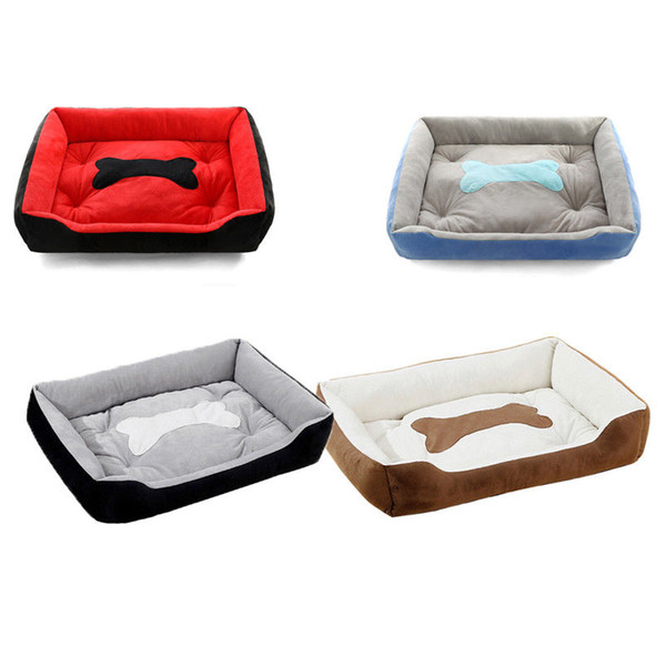 2019 Hot Cuboid Nest Solid Super Large Soft Fleece Waterproof Pets Dog Cat Beds Basket Nest Mat