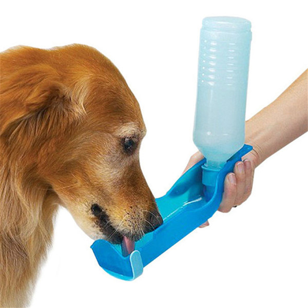 Portable Pet Dog Cat Travel Water Drink Bottle Bowl Dispenser Feeder Plastic Foldable Pet Water Bowl free shipping (7)