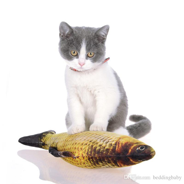 Wholesale 10PICs Cat Favor Fish Dog Toy Plush Stuffed Fish Fish Shape Cat Toys catnip Scratch Board Scratching Post For Pet Cat Supplies