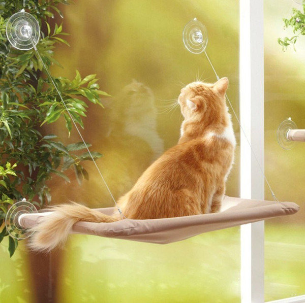 Hot selling New Window Mount Cat Bed Pet Hammock Pet Beds With Color Box Package Free Shipping