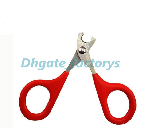 New Arrival Dog Cat Small Size Nail Clipper Easy Carry Scissors Grooming Stainless Steel Cleaning Scissors For Pets Pet cleaning tools