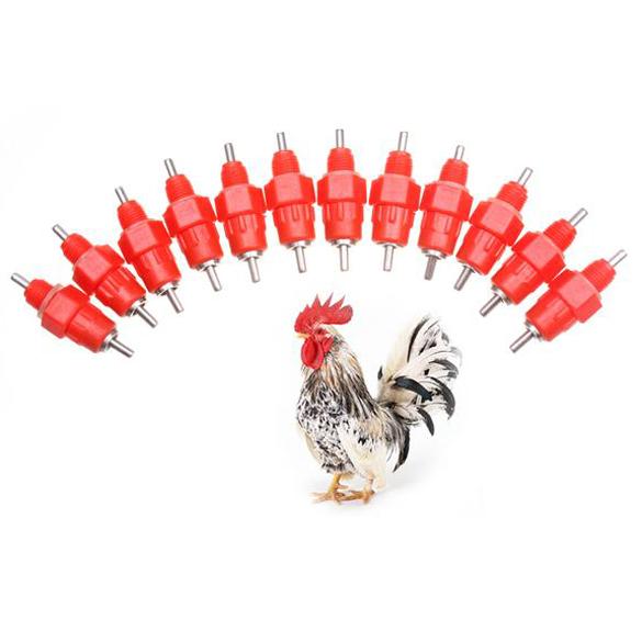 500 Pcs Water Cups Nipple Chicken Drinkers Waterer 360 Angle Poultry Supplies E2shopping