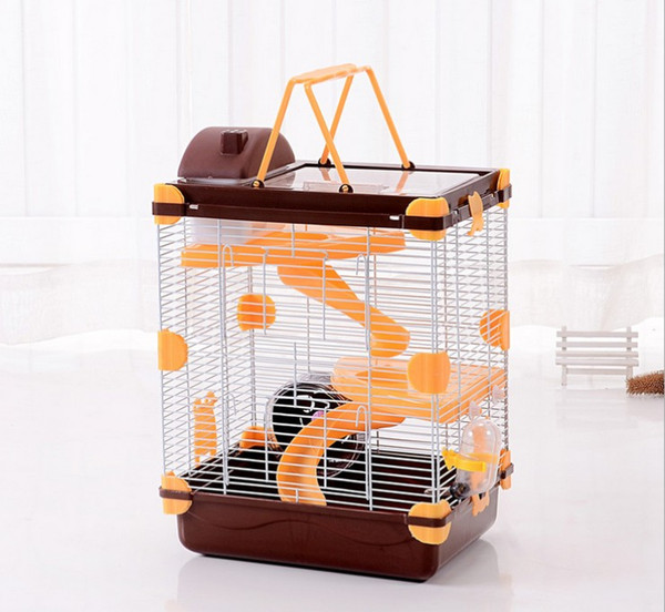 large house castle cage for pet hamster portable cage