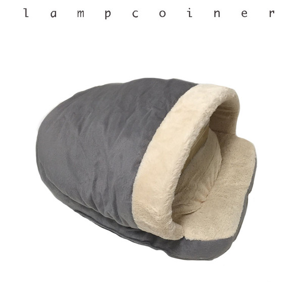 cat bed New thick four-color cat sleeping bag litter pet nest small pet nest bed dog houses