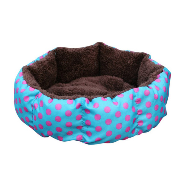 Colorful Leopard Print Pet Cat and Dog Bed Pink Blue Yellowish brown, Deep pink SIZE S M L XL Puppy House For Gatos