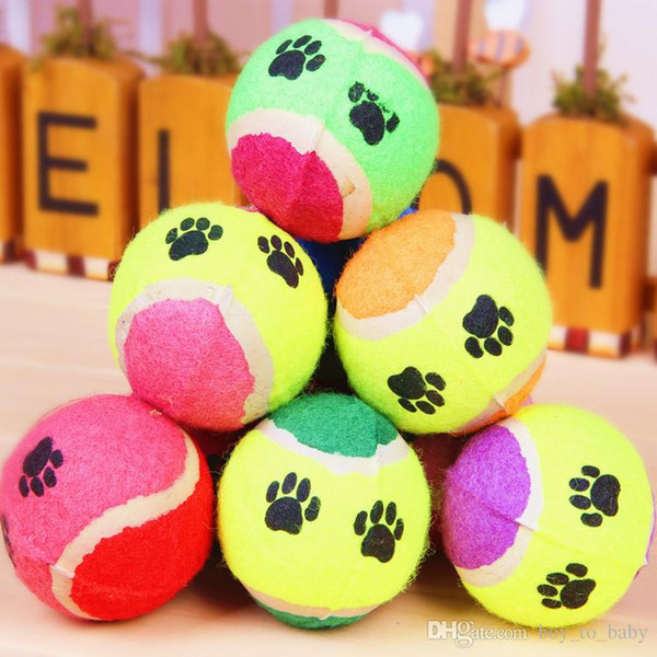 High Quality Pet Supplies Pet Tennis Balls Fetch Throw Chew Dog Balls Toys without Stretch Chew Toys