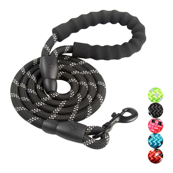 Reflective Pet Dog Strong Nylon Lead Leash Handle Rope With Buckle 150CM 5 Color X350