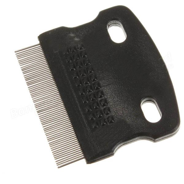 Pet Fine Toothed Flea Comb Cat Dog Grooming Steel Small Brush New Color Randomly X344