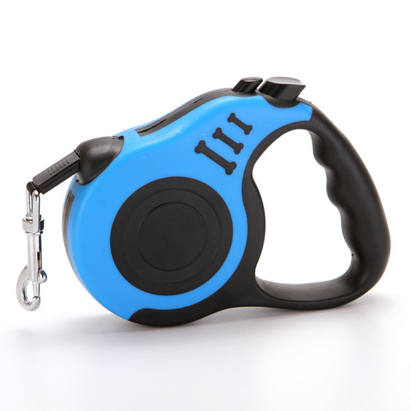 5M Long Retractable Dog Pet Lead Tape Training Rope Leash Extendable Max 30kg X352