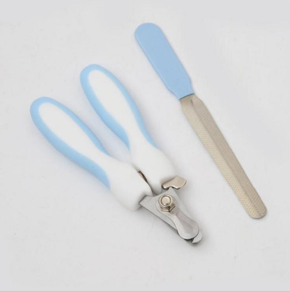 Dog Supplies Pet Cat Nail Scissors Nail File 2PCS /set Puppy Cat Toe Nail Clipper Cutter Pet Cleaning Care Safety Grooming Tools a824