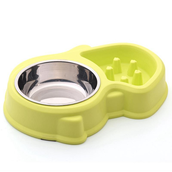 New Anti Choking Dogs Food Bowls Squirrel Shaped Pet Feeder Slow Down Eating Dish Prevent Pets Obesity Non Slip Dog Bowl