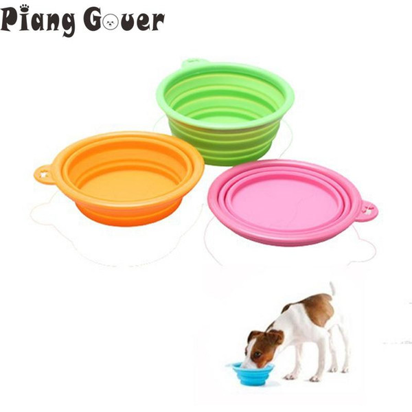 Dog Bowl Portable Pets Foldable Bowl Camping Water Food Travel Bowl Feeding