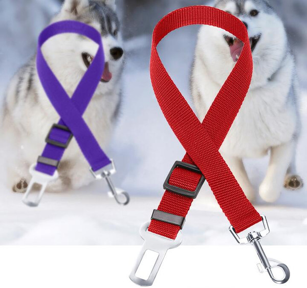 Adjustable Pet Dog Cat Car Seat Belt Safety Leads Vehicle Seatbelt Harness