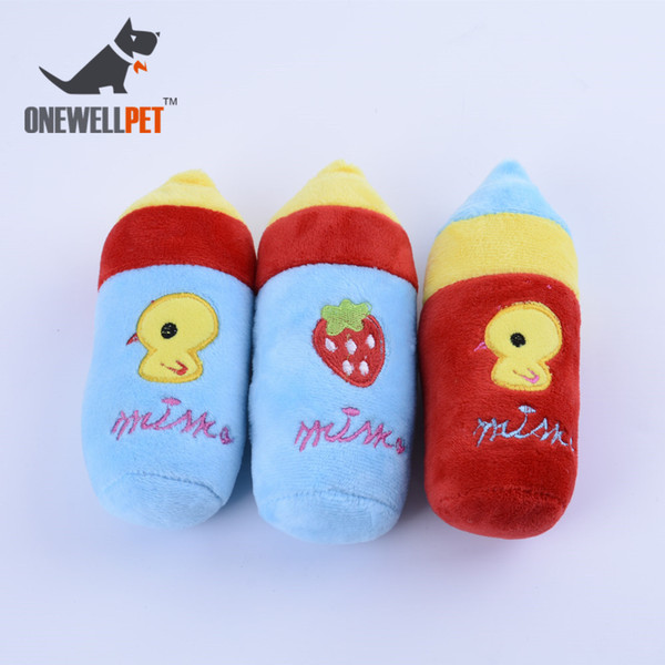 Pet Dog Toys Squeaky Toys Pencil-like Short Plush Chew Toy Kitten Teaser Interactive Toys Pet Supplies Pillow Stuffed Voicing