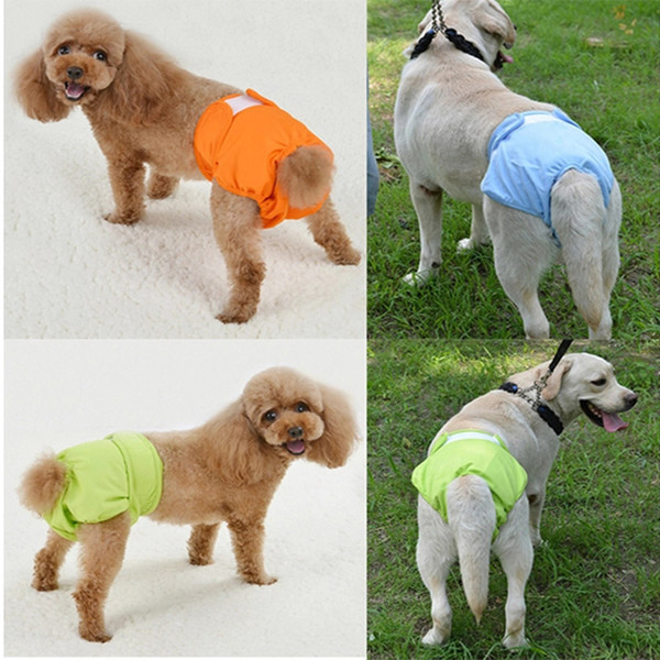 Ohbabyka Pet Diapers Girl Dog Puppy Pants Pet Underwe Dog Physiological Diaper Dogs Sanitary Panties Shorts Pet Accessories