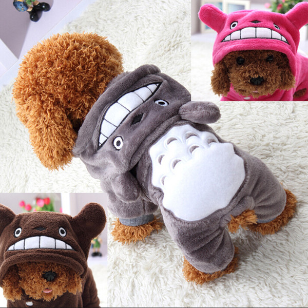 2018 New Pet Dog Cat Puppy Sweater Hoodie Coat For Small Pet Dog Warm Costume Apparel 4 Colors