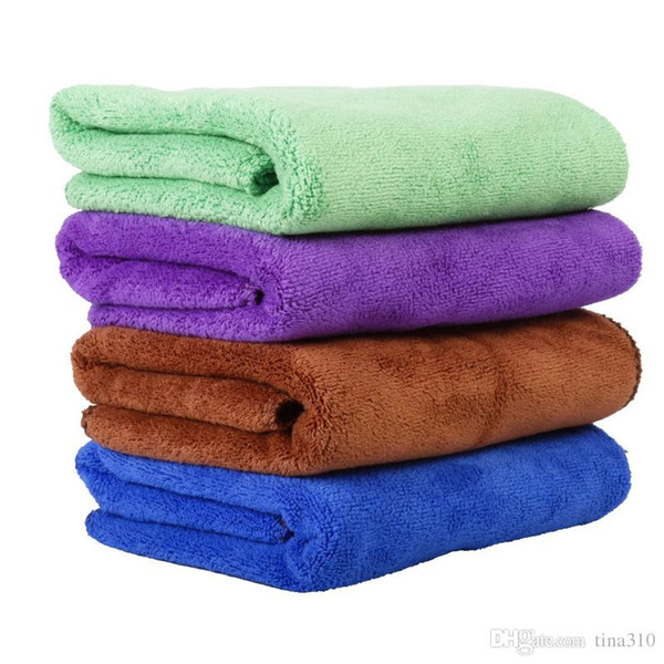 40*60cm Pet Supplies fibre Dog Towel Drying Towels Fashion Pet Bath Towels Cleaning Cloth 100pcs/lot T2I107