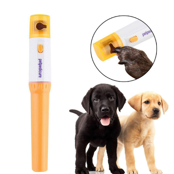 Electric Pet Paws Nail Grinder Trimmer Clipper Dog Cats Grooming Grinding Painless Portable Plastic Nail File Kit Drop Shipping