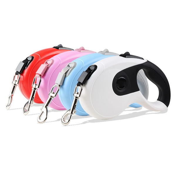 3/5M Premium Durable Dog Leash Automatic Retractable Dog Leash Large Dog Lead Extending Walking Leads Traction Rope