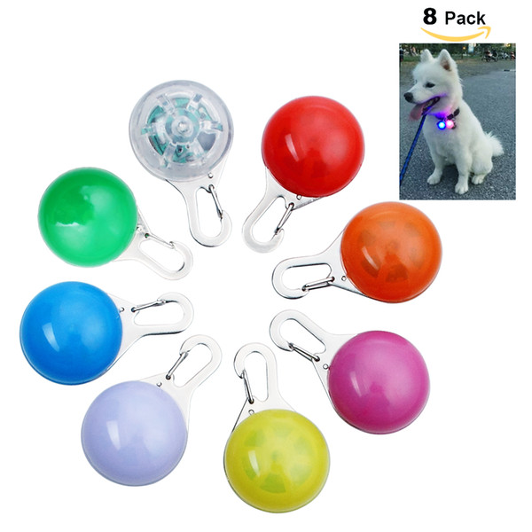 Dog LED Glow Collar Light Pendant Pet Night Out Security Lights for Dogs Anti-Lost 3 Flashing Mode