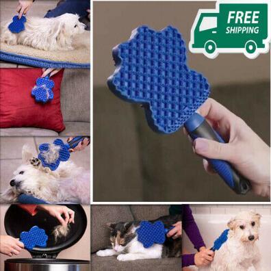 Pet Soft Comb Cleaning Brush Magic Dog Cat Massage Sticky Groom Glider Dog Shedding Hair Brush Professional Grooming Tool CCA11565 20pcs