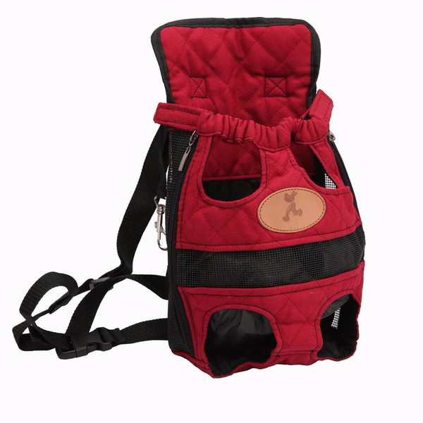 Portable Breathable Puppy Pet Dog Backpack Front Bag or Back Pack Carrier Pouch Holder With Legs Out