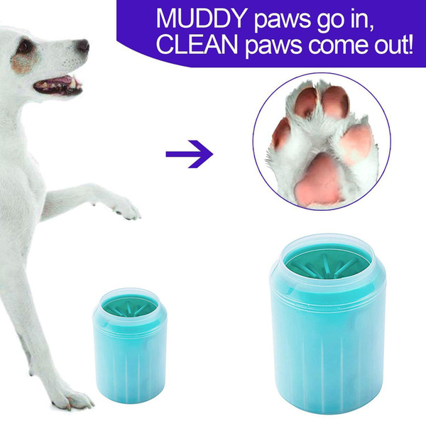 Pet Dog Paw Washer Cats Dogs Foot Clean Cup For Dogs Cats Cleaning Tool Soft Plastic Washing Brush Pet Accessories for Dog