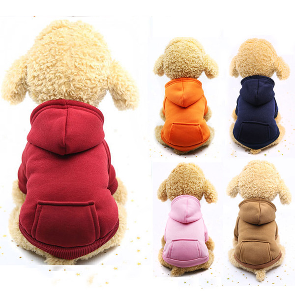 Winter pet French franse bulldog clothes chihuahua pup dog coat sweatshirt for york maltese dog hoodie buldog life jacket