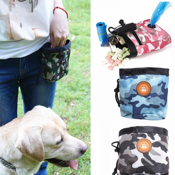 Pet Dog Pouch Dog Training Treat Bags Portable Detachable Doggie Pet Feed Pocket Pouch Puppy Snack Reward interactive Waist Bag