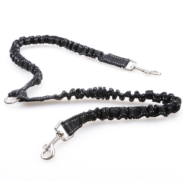 2019 New Dog Double Leashes Top Quality Elastic Soft Nylon Leads Large Size For Large Dog Walking Leashes Pets Supplier Free Shipping