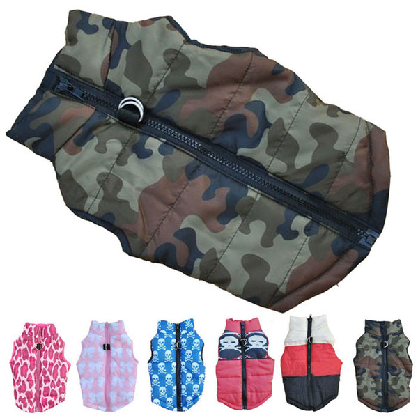 Winter Dog Clothes Luxury Wool Plaid Dog Coat Pet Clothes Pink WarmDog Jacket Small Medium Autumn Dog Clothing Free Ship