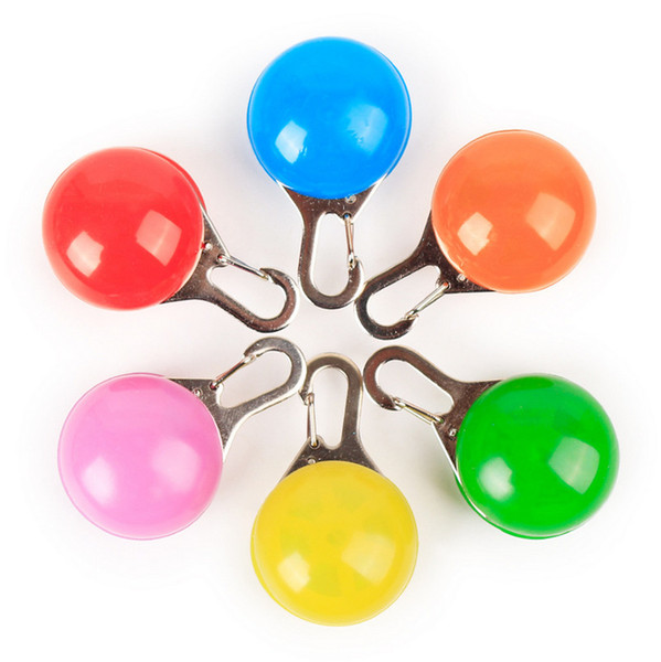 LED pet pet accessories pendant light emitting tags round spot wholesale flash Dog Tag